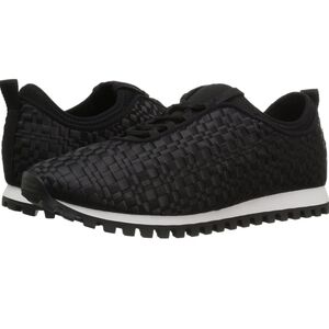 BCBG Sneakers, Black Weave Pattern, Great Condition, Size 7.5 (38)